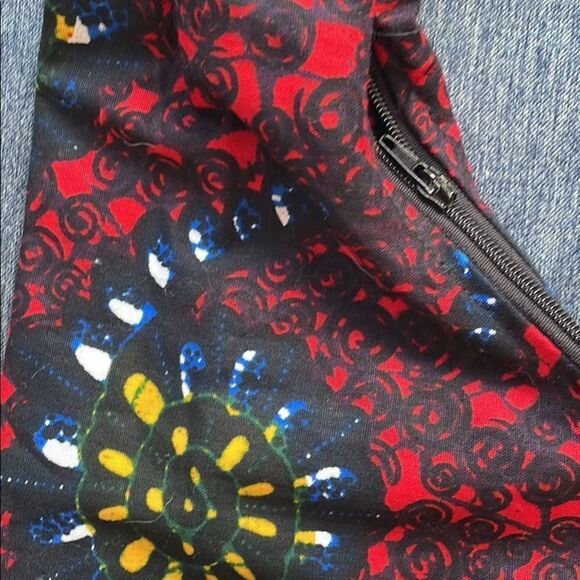 Handmade Zipper Tie Dye Tote Shoulder Bag - Picture 3 of 7